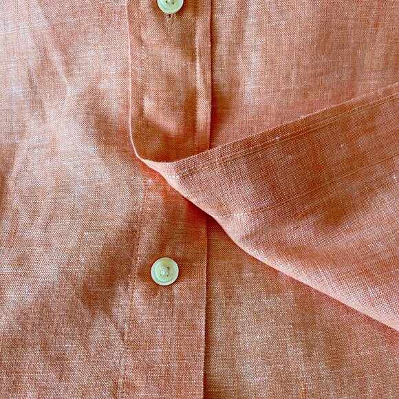 Men's Brooks Brothers Irish Linen Dress Shirt - Picture 7 of 7